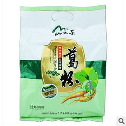 千島湖特產野生葛根粉純葛粉葛粉無糖360克